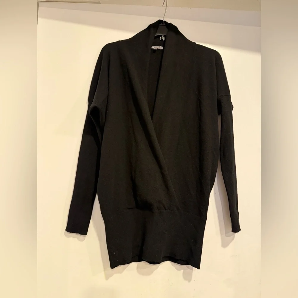 Vince Cashmere V Neck Wrap Sweater Size XS